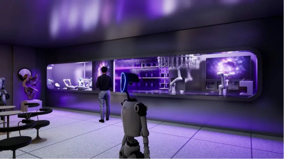 未来感沉浸场景